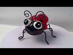 Le jardin de Ladybird en métal ornemente les décorations mignonnes d'insecte en métal