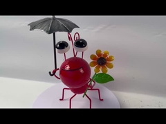 Petit métal Ant Garden Decoration Multicolor Metal Ant Yard Art Rustproof